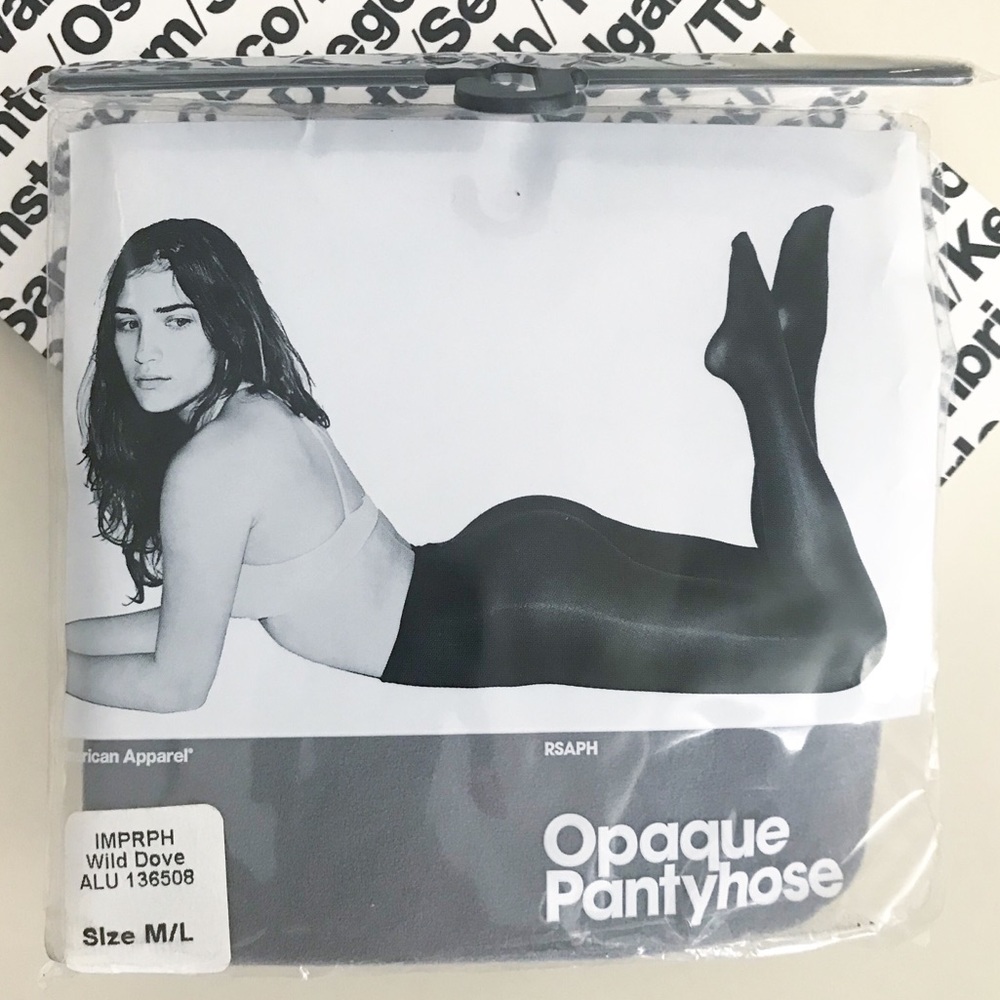 American Apparel Opaque Pantyhose GREY